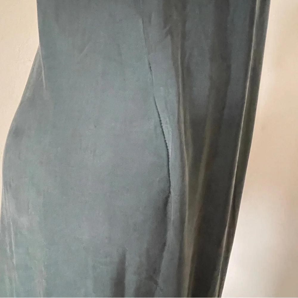 Cynthia Rowley Sage Green Cupro Wrap Dress 🌿Extra Small NWOT 🔥🔥 - Picture 7 of 12
